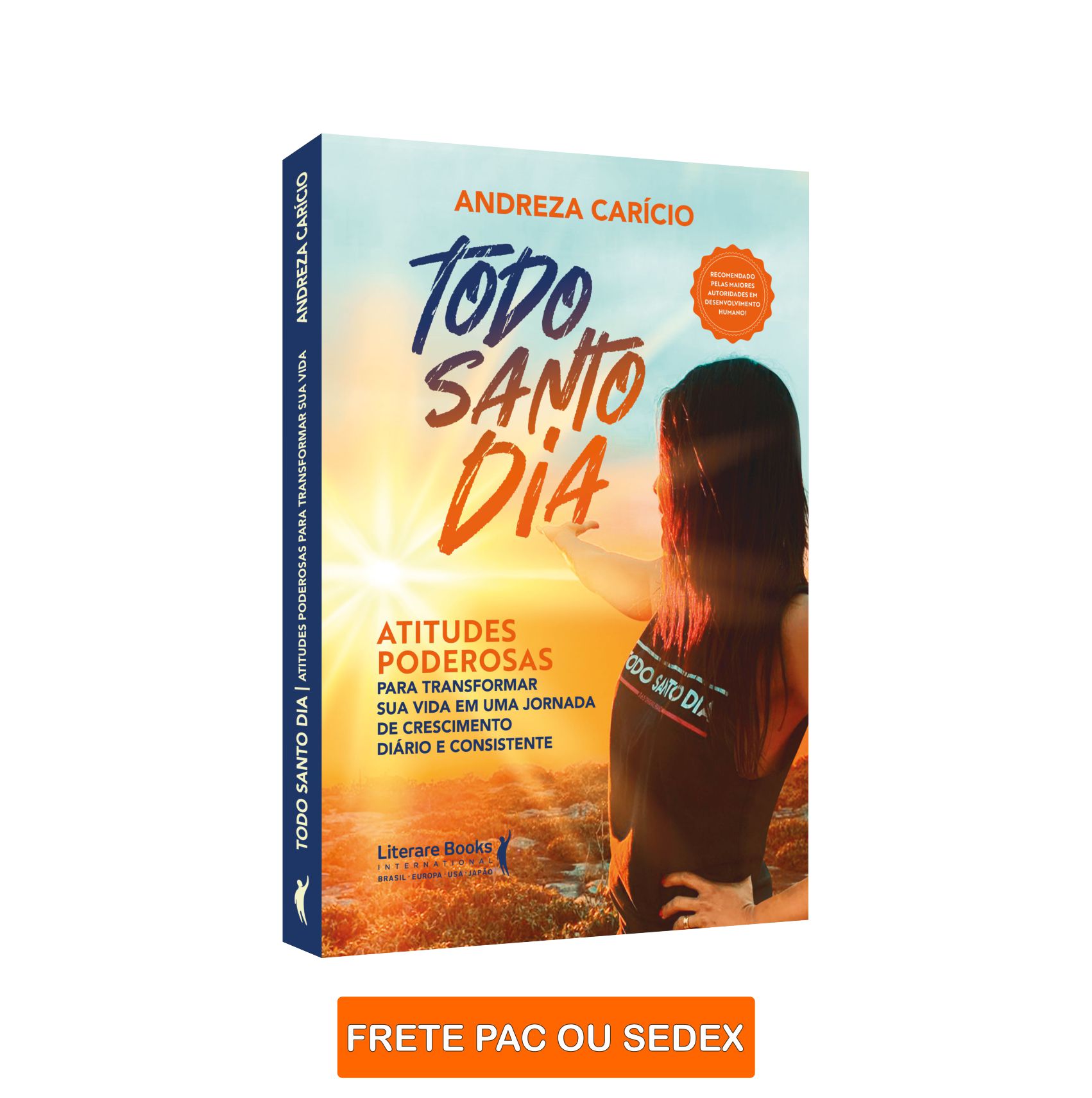 LIVRO BEST SELLER TODO SANTO DIA - ANDREZA CARÍCIO - COM ENVIO OPCIONAL POR PAC OU SEDEX (NÃO INCLUSO)